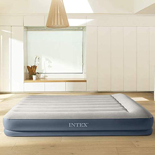 Intex 64118 - Colchón hinchable Dura-Beam Standard Pillow Rest Midrise 152 x 203 x 30 cm