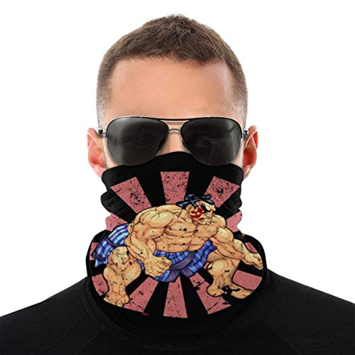 IOPLK Ropa Novedad y Propósito especial Novedad Accesorios Pañuelo Bufanda E Ho-Nda Retro Japanese Street Fighter Variety Head Scarf Face Mask Magic Headwear Neck Gaiter Face Bandana Scarf