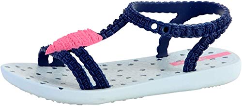 Ipanema Baby My First Heart 21 Plastic Buckle Sandal Navy/Pink-Navy-7 Size 7