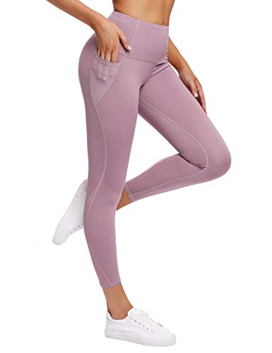 Irevial Leggings Mallas Deporte Mujer Push up,Alta Cintura Elásticos Pantalones con Bolsillos y Control de Barriga, pantalón chándal para Jogger,Yoga,Running,Fitness