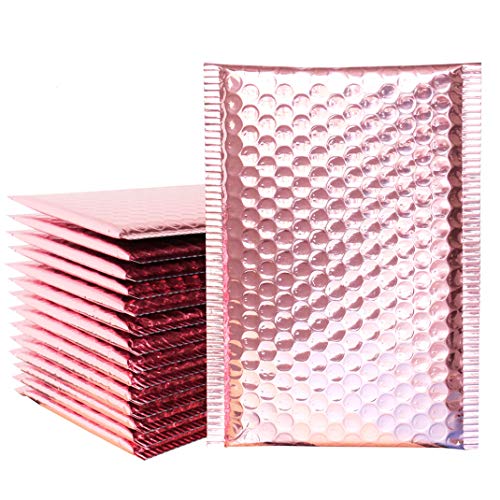 iSuperb 20 Piezas Cartero de Burbujas Sobre Burbujas Sobres Envio Acolchados Sobres Plastico Sobres Burbujas Autoadhesivas Bubble Mailer 15 x 20 cm (Rosa)