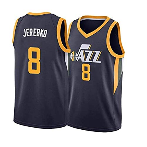 Jazz 8# Jerebko - Chaleco deportivo estilo abanico, cómodo y transpirable de malla deportiva para la temporada 20-21, cómodo y de secado rápido