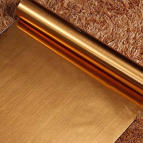 kengbi Fácil de decorar popular duradero papeles pintados modernos de plata cepillada muebles de metal vinilo autoadhesivo papel pintado Rolls gabinete de cocina puerta nevera PVC película impermeable