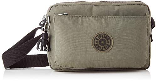 Kipling Abanu M, Crossbody para Mujer, Moss verde, 9x24x17 cm (LxWxH)