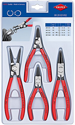 KNIPEX Juego de alicates para arandelas 00 20 03 V02 (cartulina autoservicio/blíster)