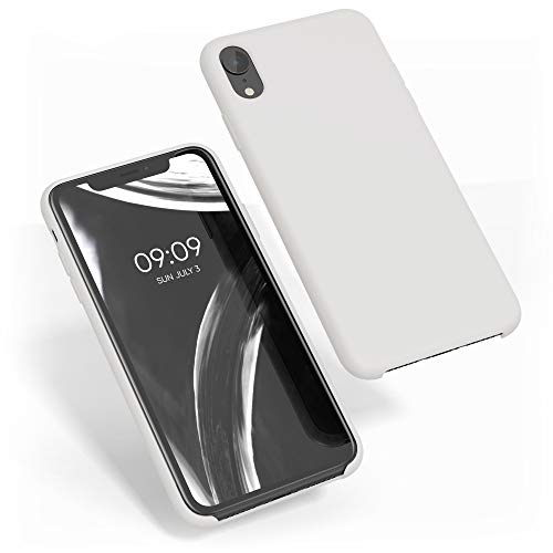 kwmobile Funda Compatible con Apple iPhone XR - Carcasa de TPU para móvil - Cover Trasero en Crema