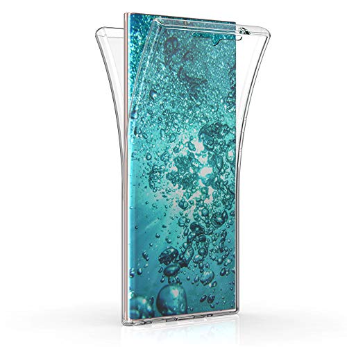 kwmobile Funda Compatible con Samsung Galaxy Note 20 Ultra - Carcasa Completa 360 para móvil - Cover Doble - Transparente