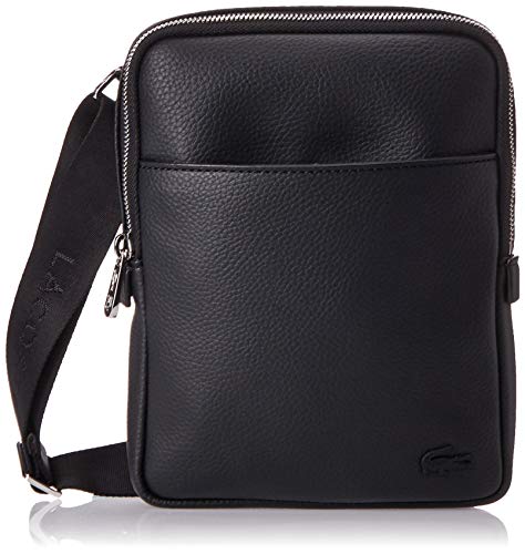 Lacoste - Nh2839gl, Shoppers y bolsos de hombro Hombre, Negro (Black), 3.5x20.5x16 cm (W x H L)