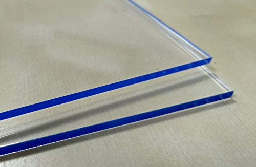Laserplast Metacrilato transparente 6 mm - 60 x 50 cm - Plancha de Metacrilato - Diferentes tamaños (100x100, 100x70, 100x50, 100x30, A4, A3) - Placa Plancha acrílico transparente