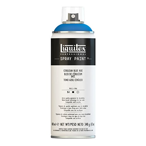 Liquitex Professional - Acrílico en spray, 400ml, tono azul ceruleo (imitación)