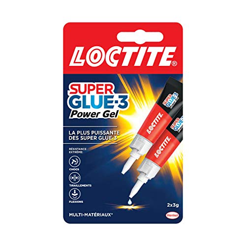 Loctite 1928787 - Loctite Super Bonder-3, Power Flex 3g, Pack de 2