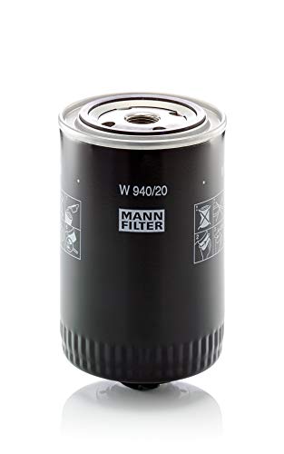 MANN-FILTER Filtro de aceite W 940/20 Para automóviles y vehículos de utilidad