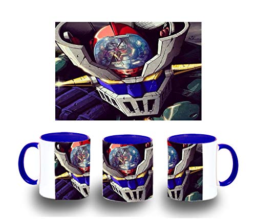 MERCHANDMANIA Taza Azul Mazinger Z Color mug