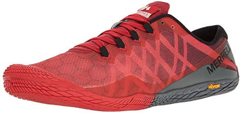 Merrell Vapor Glove 3, Zapatillas Deportivas para Interior para Hombre, Rojo (Molten Lava), 44 EU