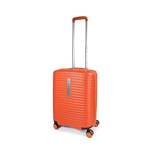 MODO by Roncato Maleta De Cabina 55 Cm Rigida 4 Ruedas Vega, 39/47 Lt - 55x40x20/25 cm, Ligero Extensible Organización Interna Cierre TSA, Cabina Aprobado para Ryanair Easyjet, Garantia 2 Anos