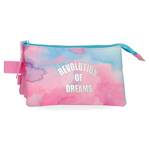 Movom Revolution Dreams Estuche Triple Multicolor 22x12x5 cms Poliéster