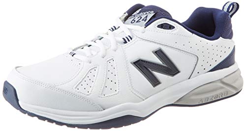 New Balance 624v5 H, Zapatillas Hombre, Blanco (White/Navy Wn5), 40 EU