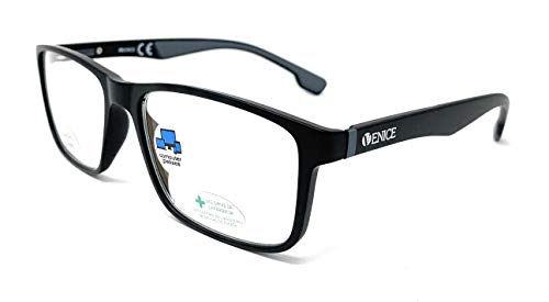 New Model Gafas de lectura con filtro bloqueo luz azul para gaming, ordenador, móvil. Anti fatiga RACE unisex venice (Gris, +1.50)