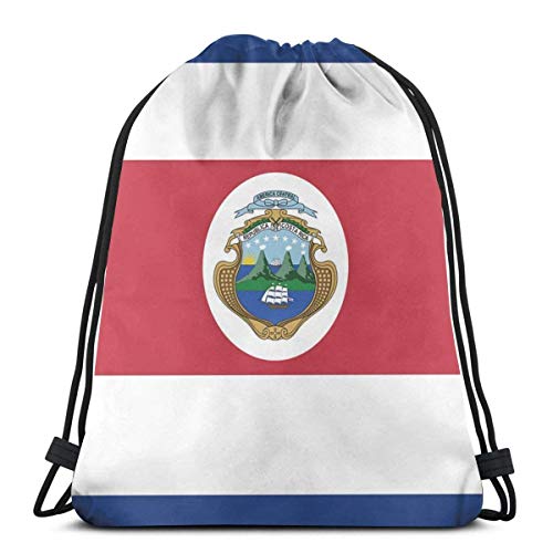 N/W Costa Flag - Bolsa de cordón multiusos para mujer, hombre, bolsa de almacenamiento, duradera, grande, portátil, ligera, para montañistas