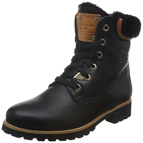 Panama Jack Panama 03 Igloo Travelling, Botas Militar Mujer, Negro (Negro B2), 40 EU