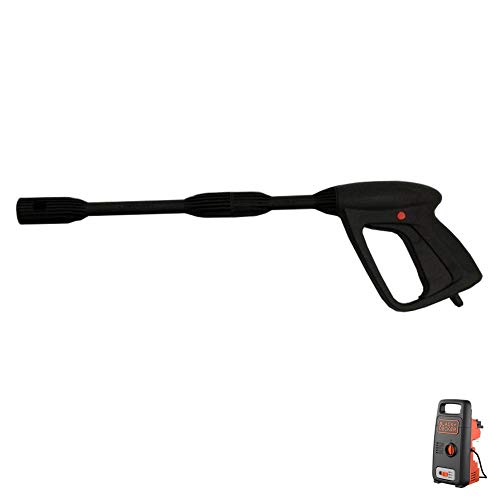 parpyon® - Pistola para hidrolimpiadora Annovi Reverberi - AR Blue Clean - Black&Decker - Conexión rápida para Tubo de Agua - Accesorios de Recambio hidrolimpiadoras + paño de Regalo (BD41615)