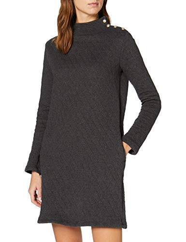 Petit Bateau Robe Ml_5067001 Vestido, Gris (City Chine 01), Medium (Talla del Fabricante: M/18 M18años) para Mujer