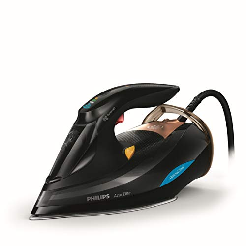 Philips Azur Elite GC5033/80 - Plancha Ropa Vapor sin quemaduras ni necesidad de realizar ajustes de la temperatura, 3000 W, Golpe Vapor 250g, Vapor Continuo 65g, Suela SteamGlide Advanced