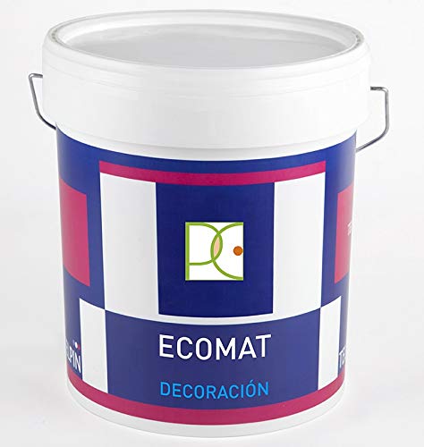 Pintura Plástica 100% RECICLADA | Libre de Emisiones | Color: GRIS OSCURO | Tamaño: 4 Litros (7 Kilos) + Regalo Mini Rodillo Antigota