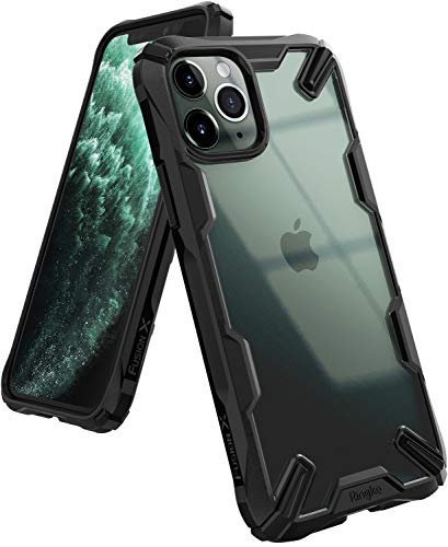 Ringke Fusion-X Diseñado para Funda iPhone 11 Pro (2019), PC Transparente + Parachoque TPU, Diseño Moderno Carcasa Antigolpes iPhone 11 Pro (5.8 Pulgadas) - Black