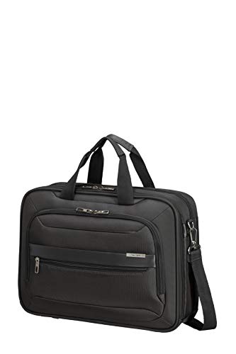 Samsonite Vectura Evo Maletines para portátiles, Laptoptasche 15.6 Zoll (41 cm - 18 L), Schwarz (Black)