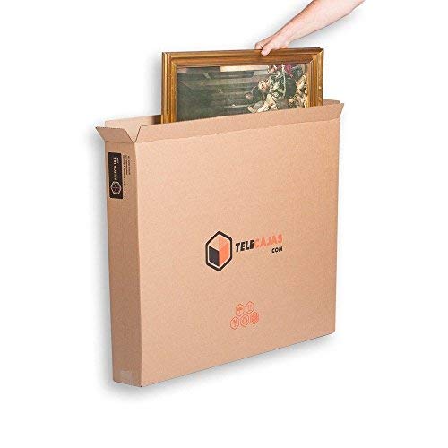 TeleCajas® | (10x) Cajas para Cuadros, Espejos, Televisor | 81x13x69 cms | Solapa Doble y Canal Doble Resistente