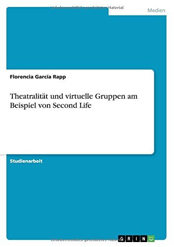 Theatralität und virtuelle Gruppen am Beispiel von Second Life (German Edition)