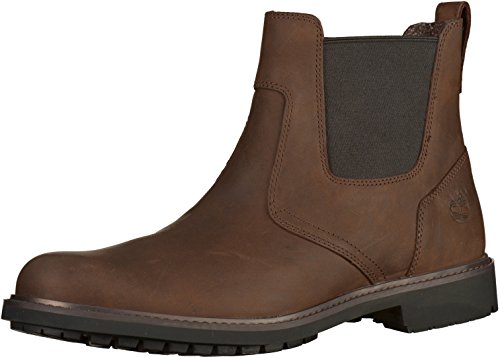 Timberland Stormbucks Chelsea, Botas Hombre, Marrón Burnished Dark Brown, 44 EU