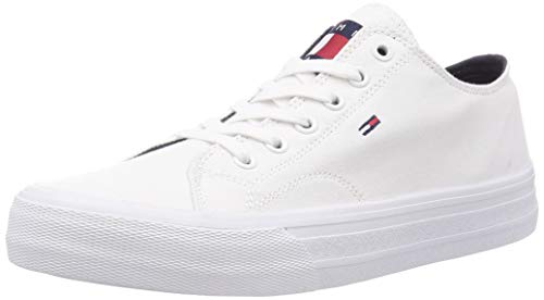 Tommy Hilfiger Virgil 4d, Zapatillas Hombre, Blanco, 44 EU