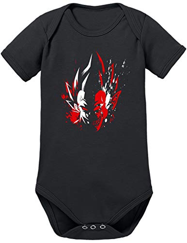 TShirt-People Vegeta Oozaru - Body para bebé negro 0-3 Meses