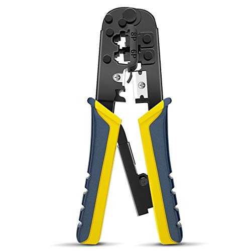 U/D Rizador Engaste alicates perseguidor del Alambre RJ11 / 12/45 Cable Crimper Que Elimina for el 6P / 8P Ethernet y Toma del Cable de teléfono (Color : SZ 568R)