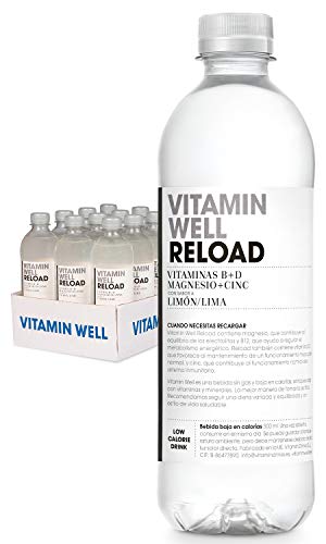 VITAMIN WELL RELOAD 12 x 500ml Una alternativa moderna, más sana y refrescante que los refrescos y zumos azucarados