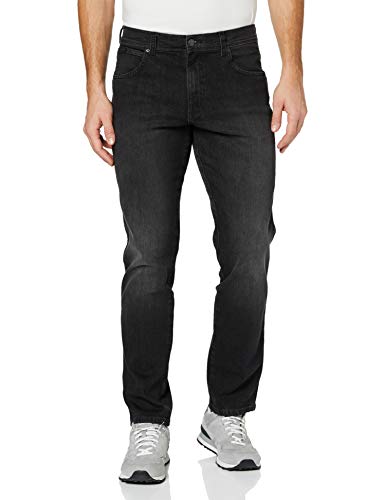 Wrangler Texas Vaqueros Slim, Negro (Like A Champ 120), 31W / 32L para Hombre