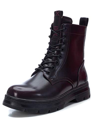 XTI 44406, Botas Cortas al Tobillo Mujer, Burdeos, 39 EU