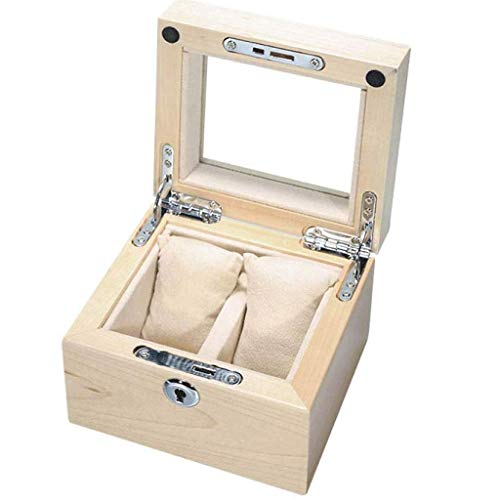 XZJJZ Joyería de Caja - sólido Puro de Madera Caja de Reloj de visualización colección de la Caja de Madera sólida Caja de Reloj Caja de Almacenamiento (Color : B)