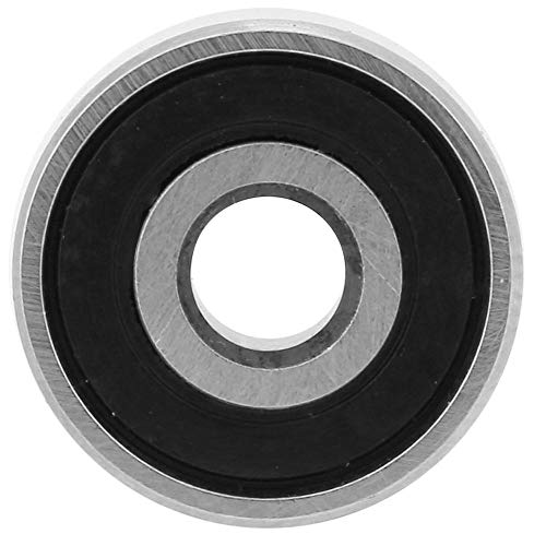 Zouminyy Rodamientos rígidos de bolas de acero, 10 piezas 3/4/5/6 mm I.D 10/13/16/19 mm O.D Rodamientos rígidos de bolas de acero de doble cara sellados con goma(623-2RS)
