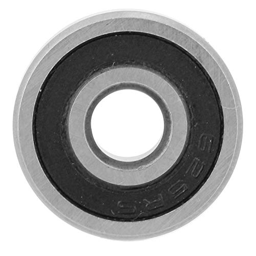 Zouminyy Rodamientos rígidos de bolas de acero, 10 piezas 3/4/5/6 mm I.D 10/13/16/19 mm O.D Rodamientos rígidos de bolas de acero de doble cara sellados con goma(625-2RS)