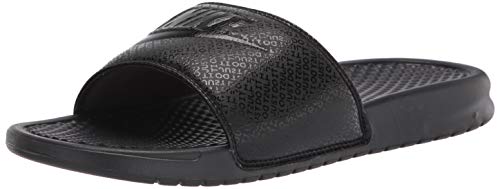 - Benassi Just Do It, Zapatos de playa y piscina Hombre, Negro (Black/White 090), 44 EU