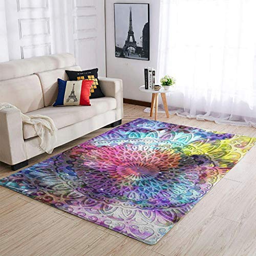 Alfombras mágicas lavables de color rosa, súper lindas, cómodas y suaves, bohemias para niñas y niños, guardería blanca 91 x 152 cm