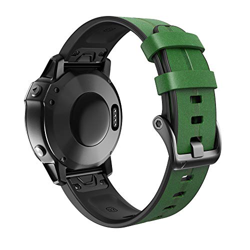 ANBEST Pulseras de Silicona Compatibles con Fenix 6X/Fenix 5X/Fenix 6X Pro/Fenix 5X Plus Correa, Pulsera de Repuesto Deportiva para Fenix 3/3HR/D2 Charlie/Tactix Delta Smart Watch