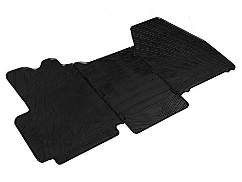 AUTOSTYLE 0921 Alfombrillas de Goma Compatible con Citroen Jumper/Peugeot Boxer/Fiat Ducato 2006-2013 & 2014- (Perfil G 3-Partes), Negro