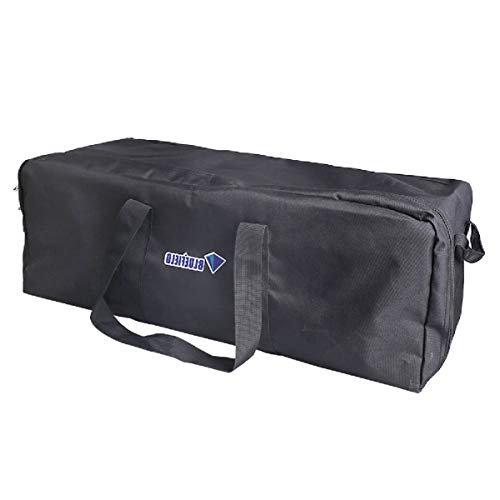 Azarxis Bolsa de Equipaje de Viaje Grande 55L / 100L / 150L Bolsa Plegable Ligera para Viajar Gimnasio Camping Ciclismo Almacenamiento (Negro, L - 150L)