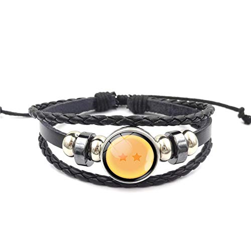 Azyvv Anime Dragon Ball Time Pulsera Trenzada De Piedras Preciosas Retro Hecho A Mano Diy Pulsera Con Cuentas Joyería Adultos Jóvenes Y Amantes Del Anime Hombres Y Mujeres