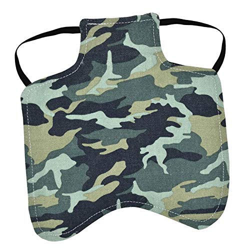 Baoblaze Tela de Tela de Pollo sillines Delantal de gallina Aves Pollo Chaleco Ropa Protector Trasero, Acolchado - Camuflaje