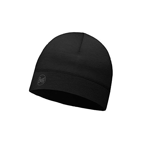 Buff Solid Gorro Thermonet, Hombre, Black, Talla única